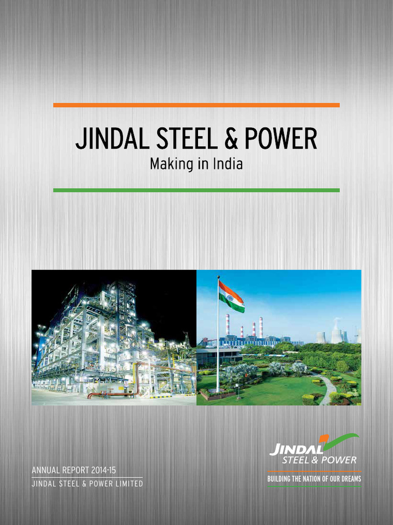 JSPL Annual Report 2014-15 Overview | PDF | Coal | Steel