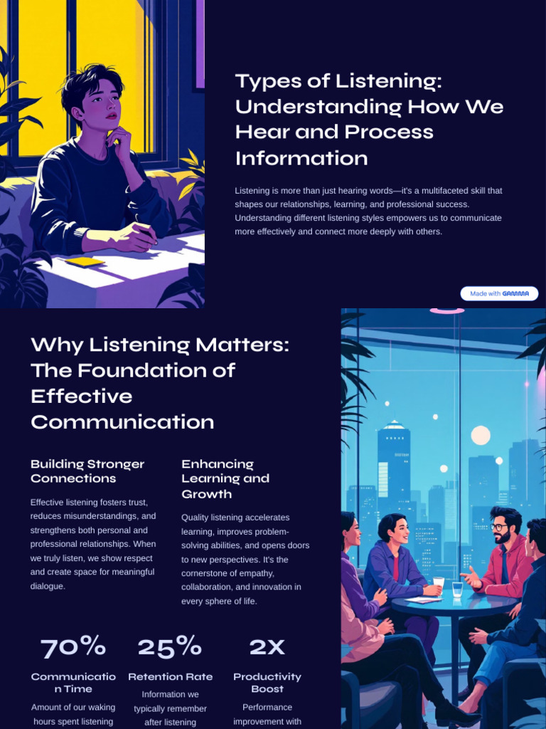 Mastering Listening Skills for Success | PDF | Psychological Concepts ...