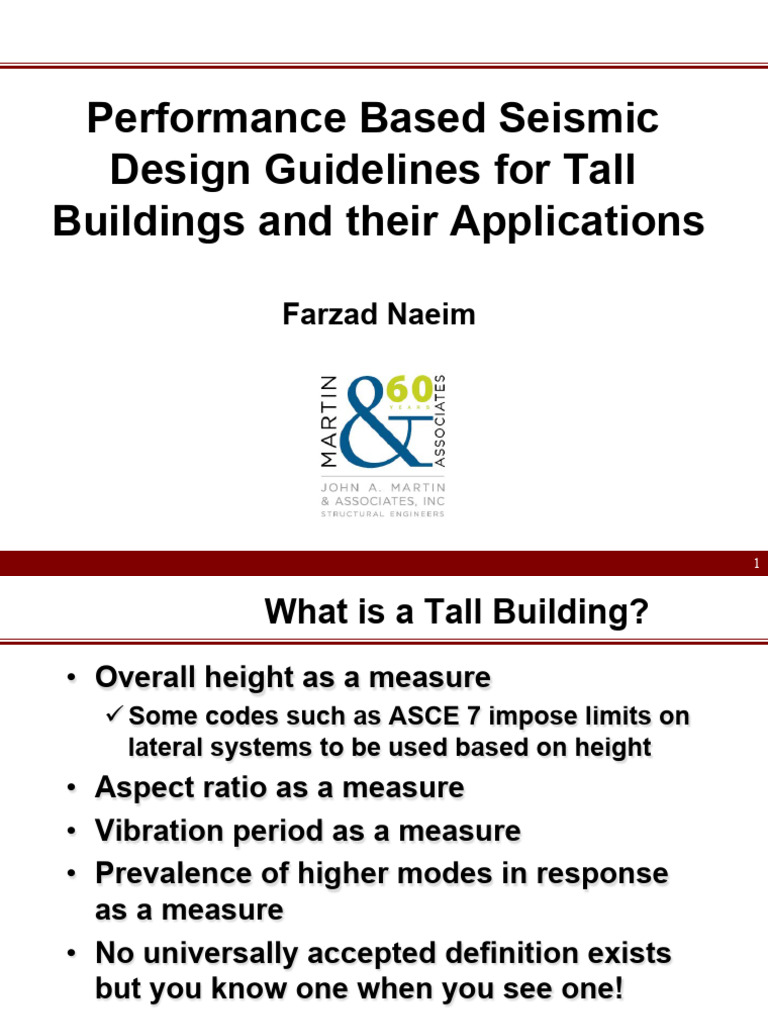 Seismic Design Guidelines for Tall Buildings | PDF | Nonlinear System ...