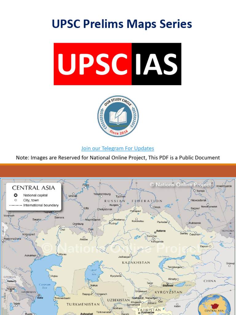 UPSC Prelims Maps Collection | PDF