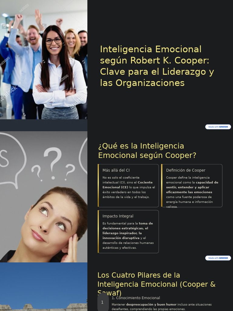Inteligencia Emocional: Clave del Liderazgo | PDF | Las emociones ...