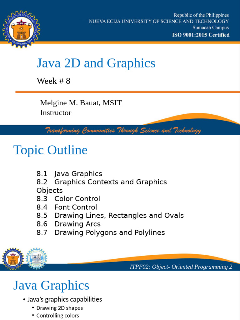 Java 2D Graphics Programming Guide | PDF | Typefaces | Computer Programming