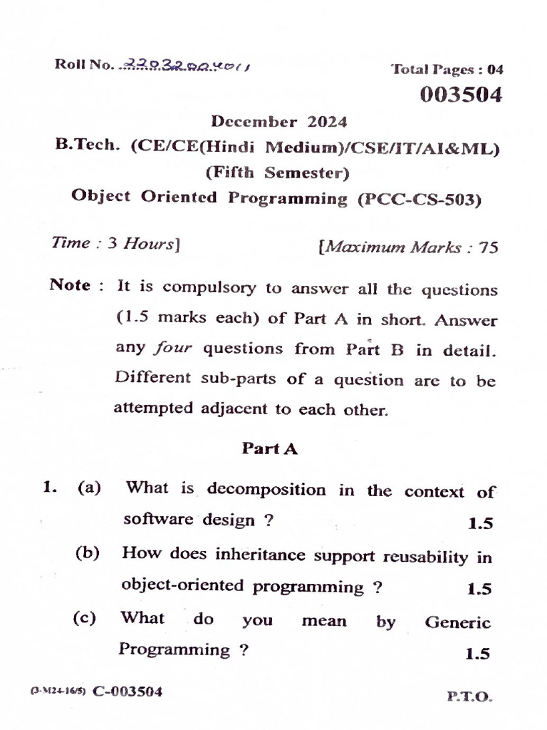 Oops (Dec - 2024) | PDF