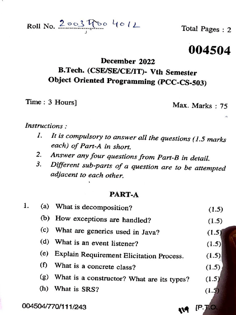 Oops (Dec-2022) | PDF