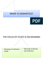 What is Semantics