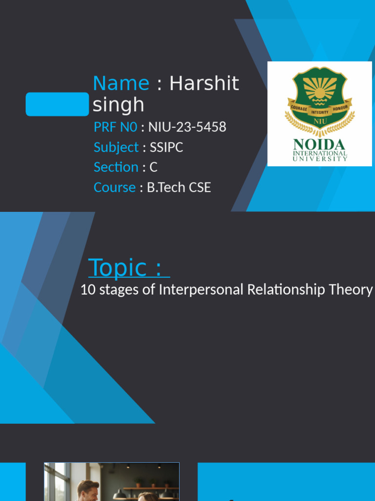 10 Stages of Interpersonal Relationships | PDF