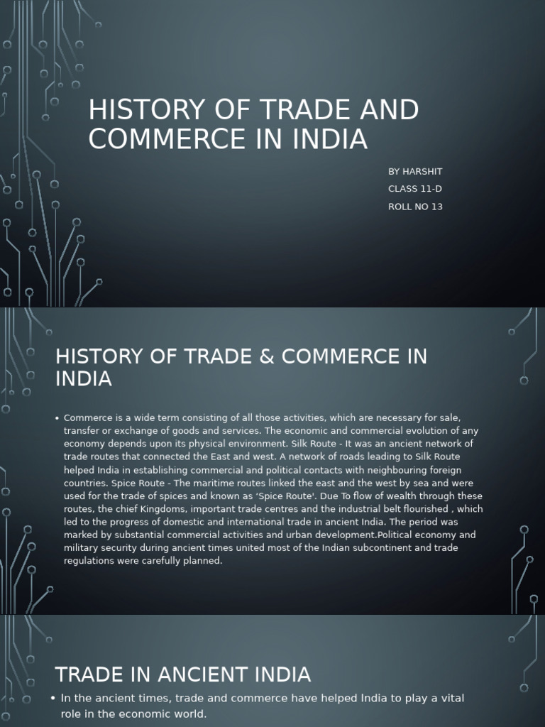Ancient Indian Trade and Commerce History | PDF | Trade | Banks
