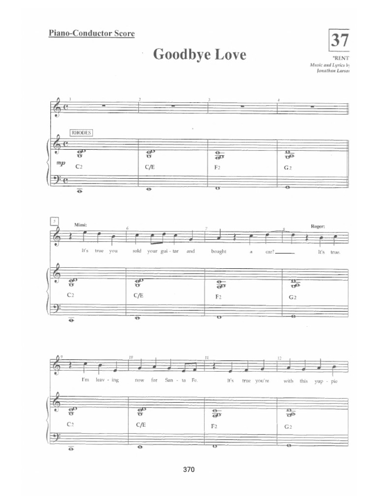 All Leads - Goodbye Love | PDF