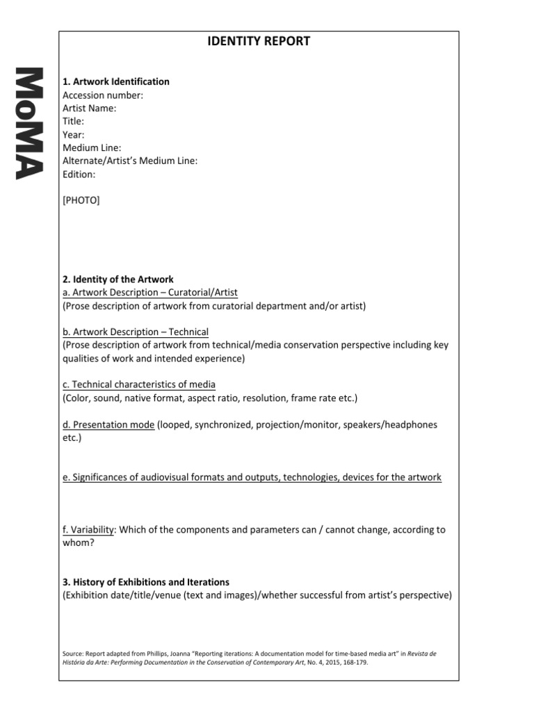 Time-Based Media Art Identity Report | PDF | Computing