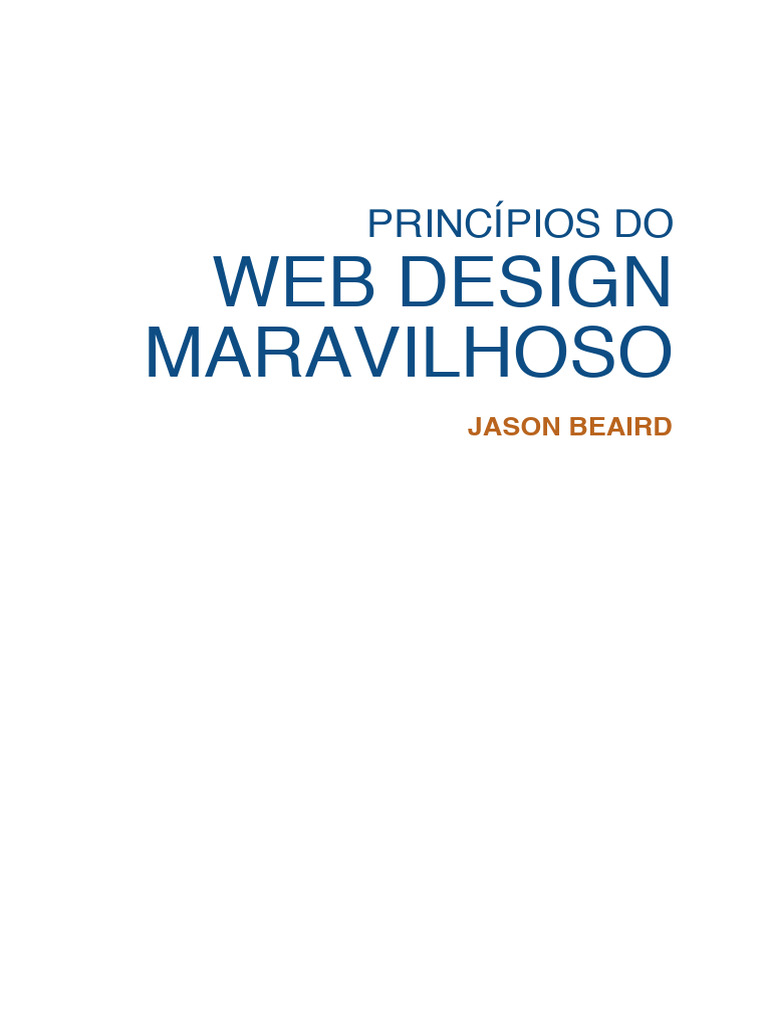 Princípios do Web Design Maravilhoso | PDF | Rede mundial de ...