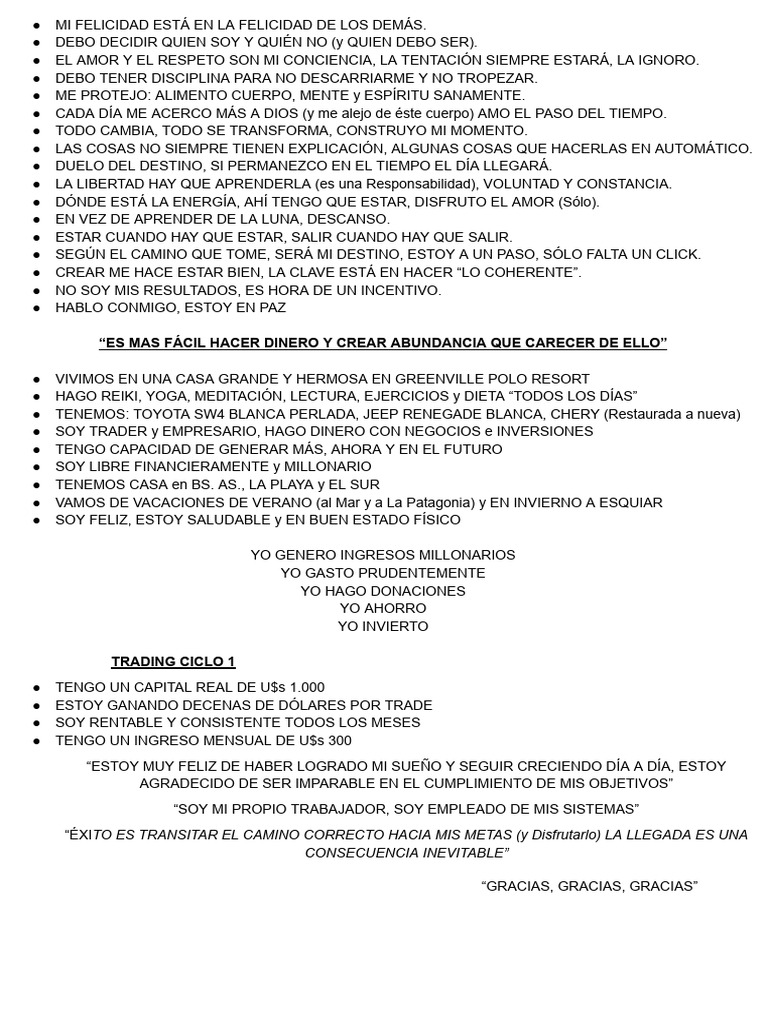 Claves para la Felicidad y Éxito Personal | PDF