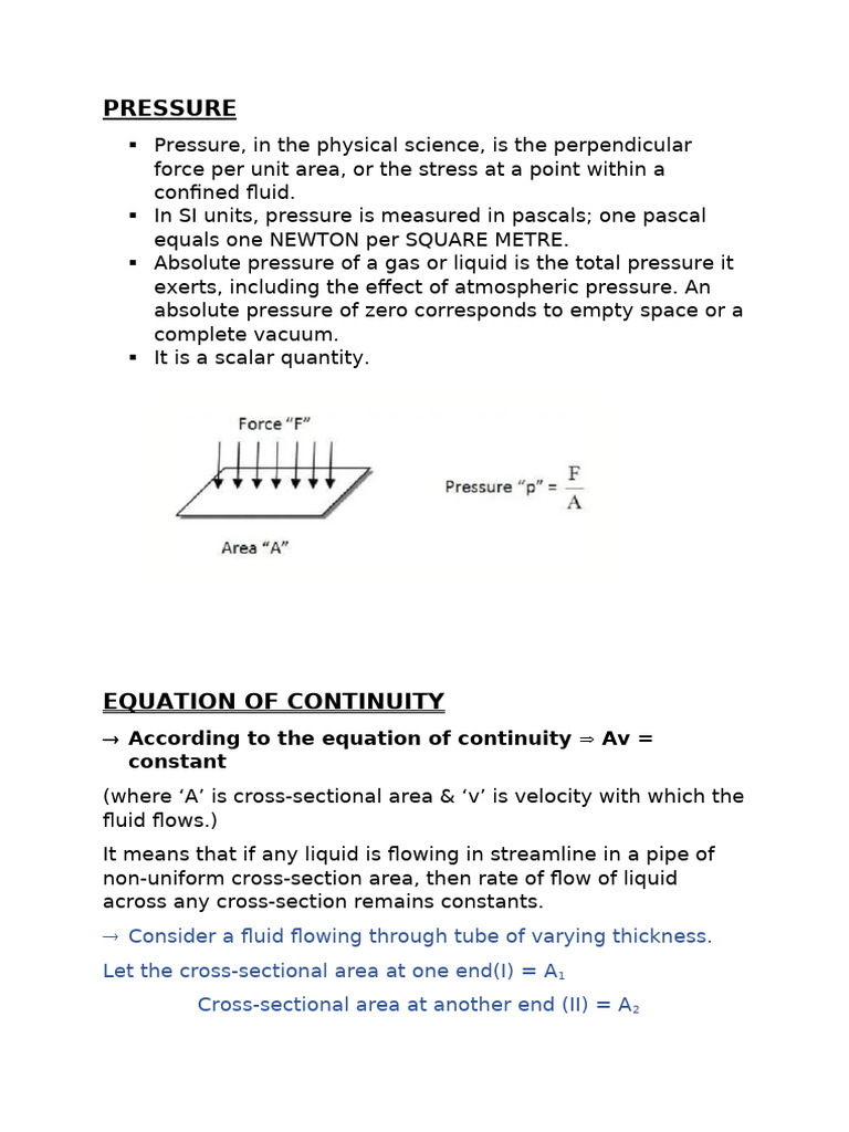 Physics Project | PDF | Pressure | Fluid Dynamics