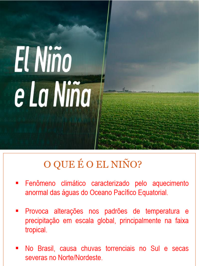 EL NINO E LA NINA (1) | PDF | Chuva | Seca