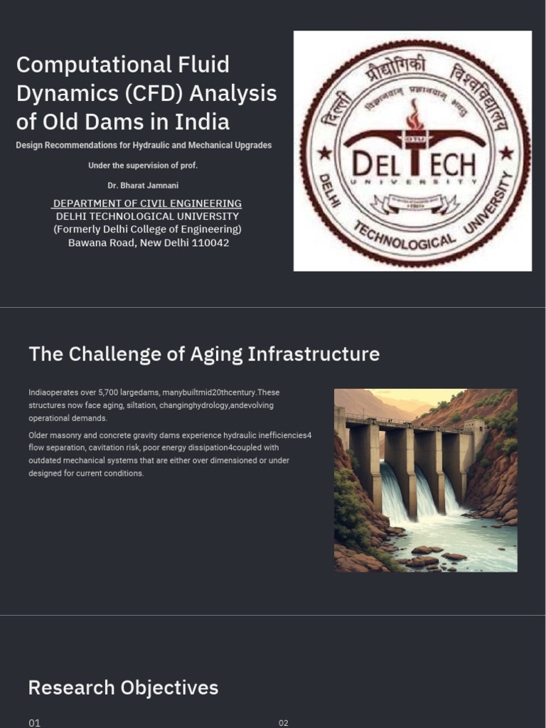 CFD Analysis for Upgrading Indian Dams | PDF | Computational Fluid ...