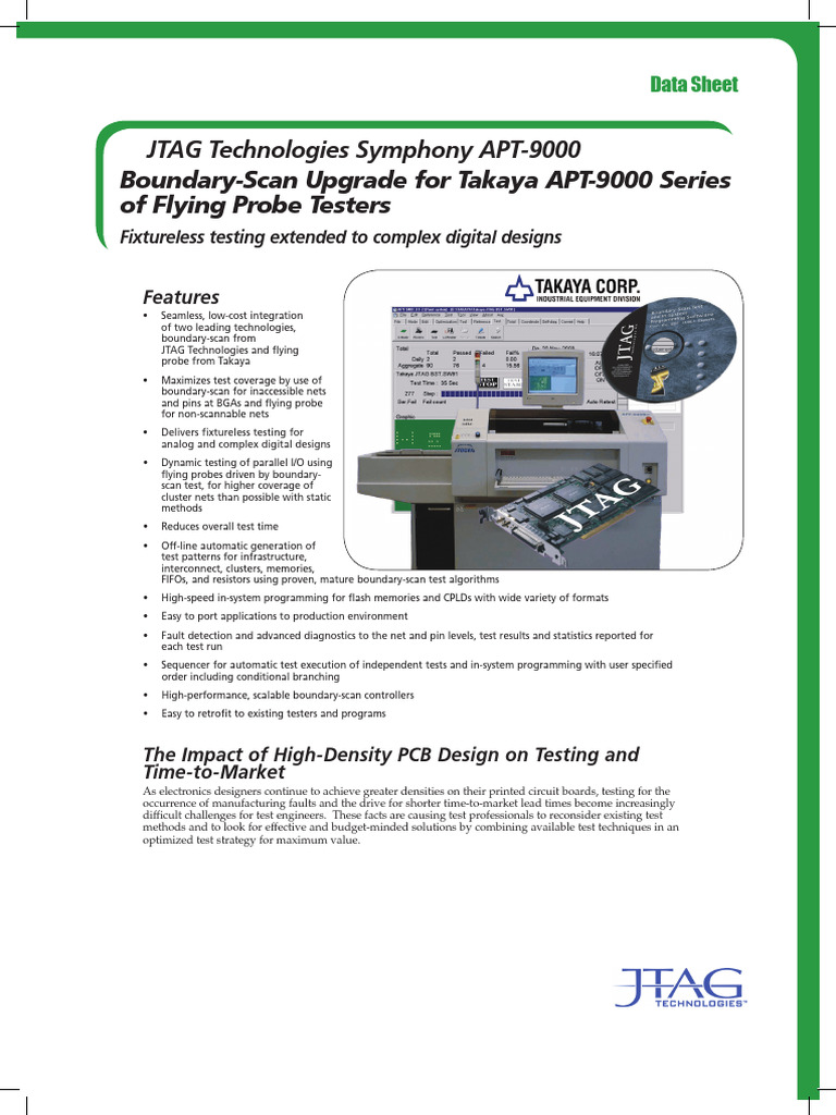 JTAG Technologies - Symphony APT-9000 | PDF | Computing | Electronics