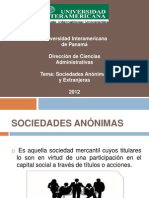 Las Sociedades Anónimas Extranjeras