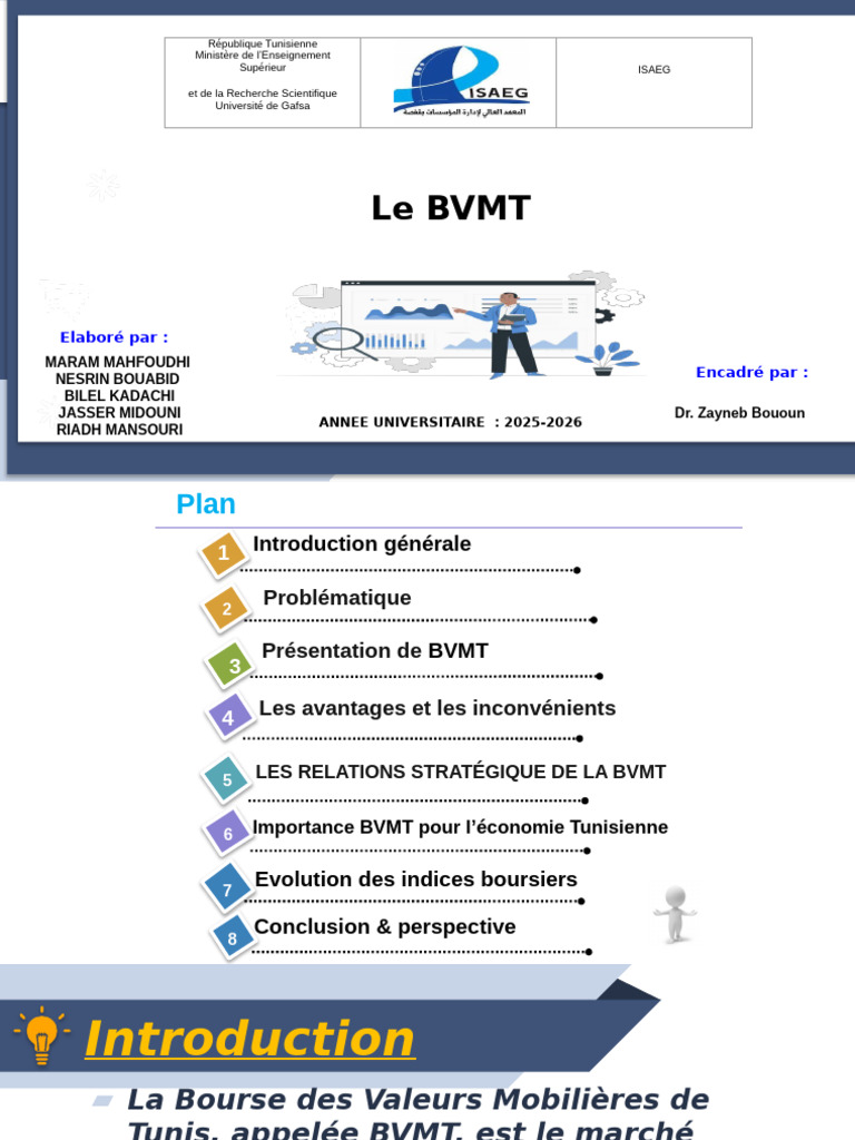 Importance de la BVMT pour l'économie tunisienne | PDF | Liquidité du ...