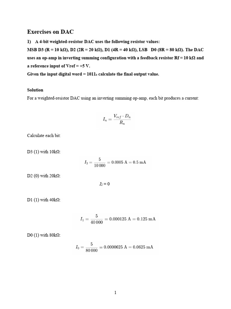 Exercises | PDF