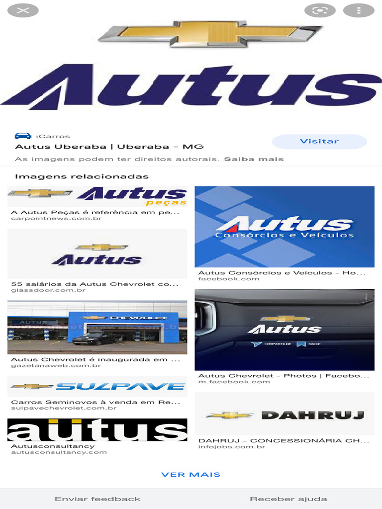 Autus Chevrolet em Uberaba - MG | PDF