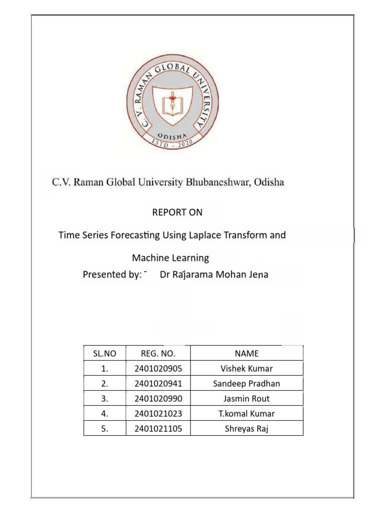 Time Series Forecasting with Laplace Transform | PDF | Time Series ...