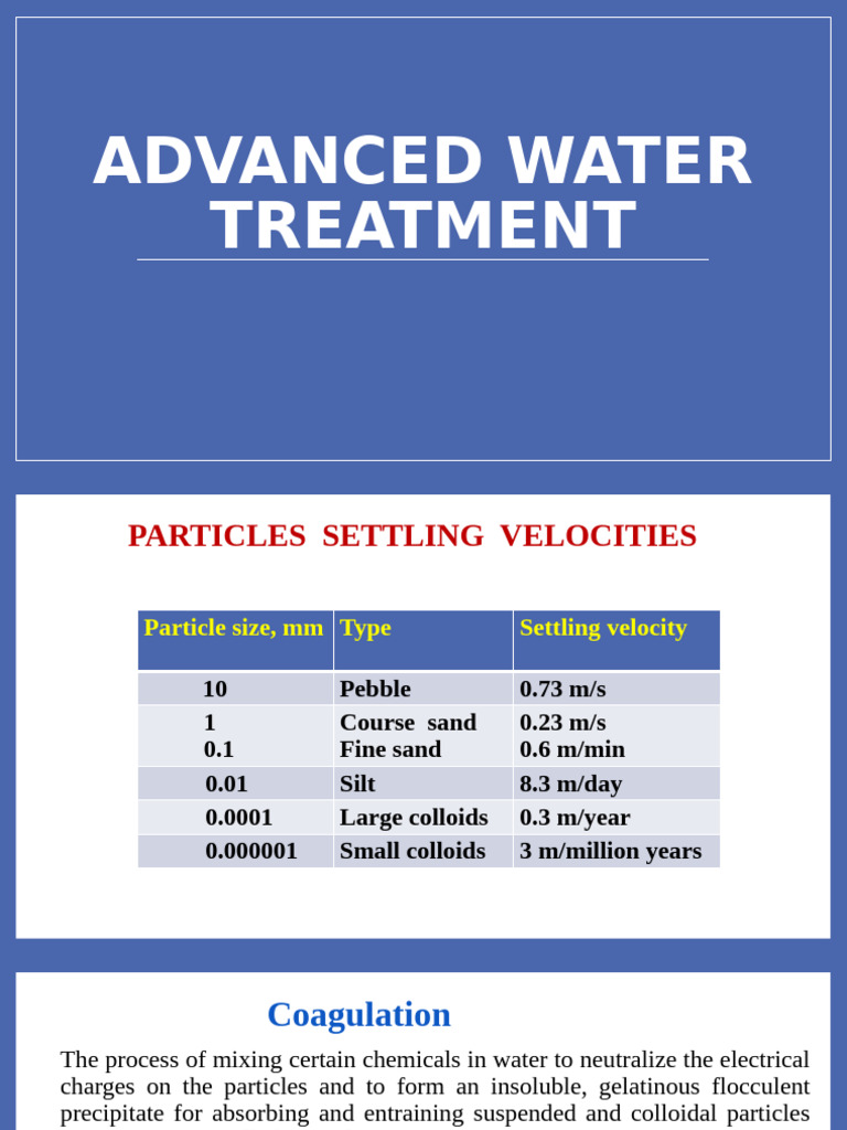 Coagulation[1] | PDF | Water Purification | Environmental Science