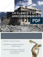 CONCEPTOS CLÁSICO Y GRECORROMANO DE PRACTICANTE