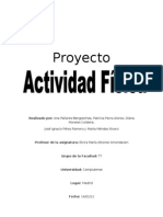 Proyecto Actividad Física