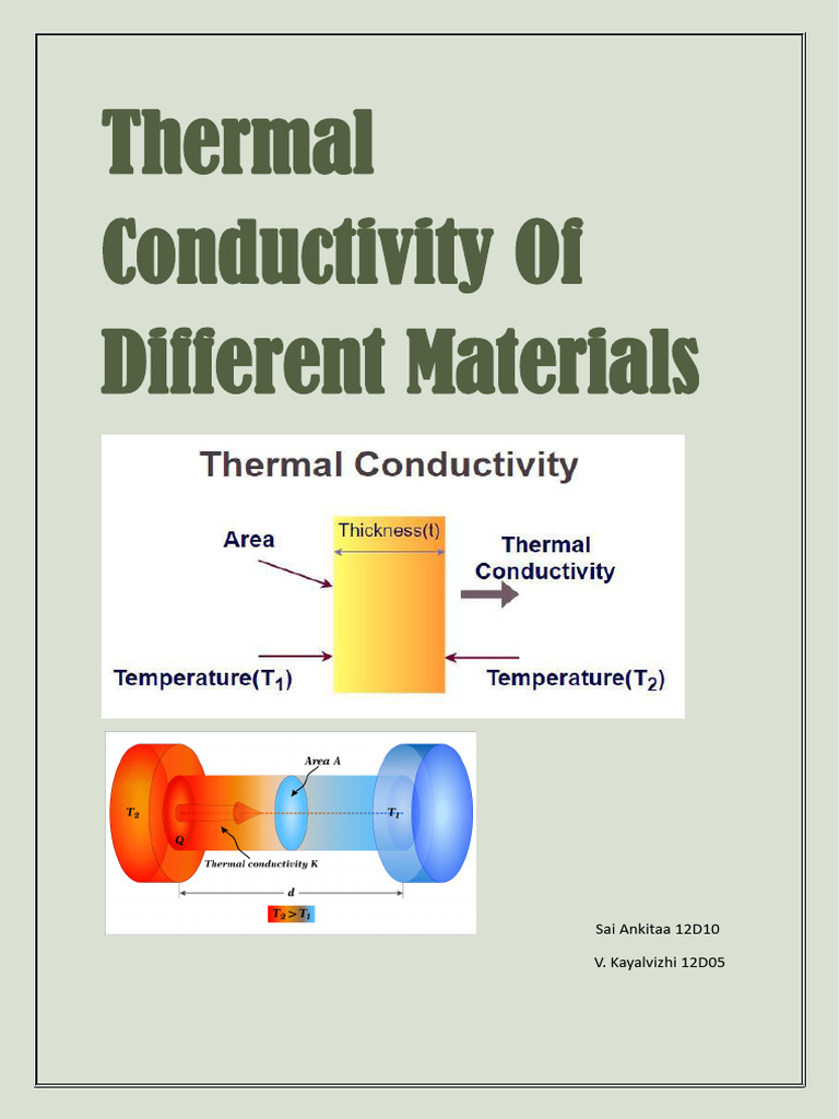 Measuring Thermal Conductivity in Materials | PDF | Heat Transfer | Heat