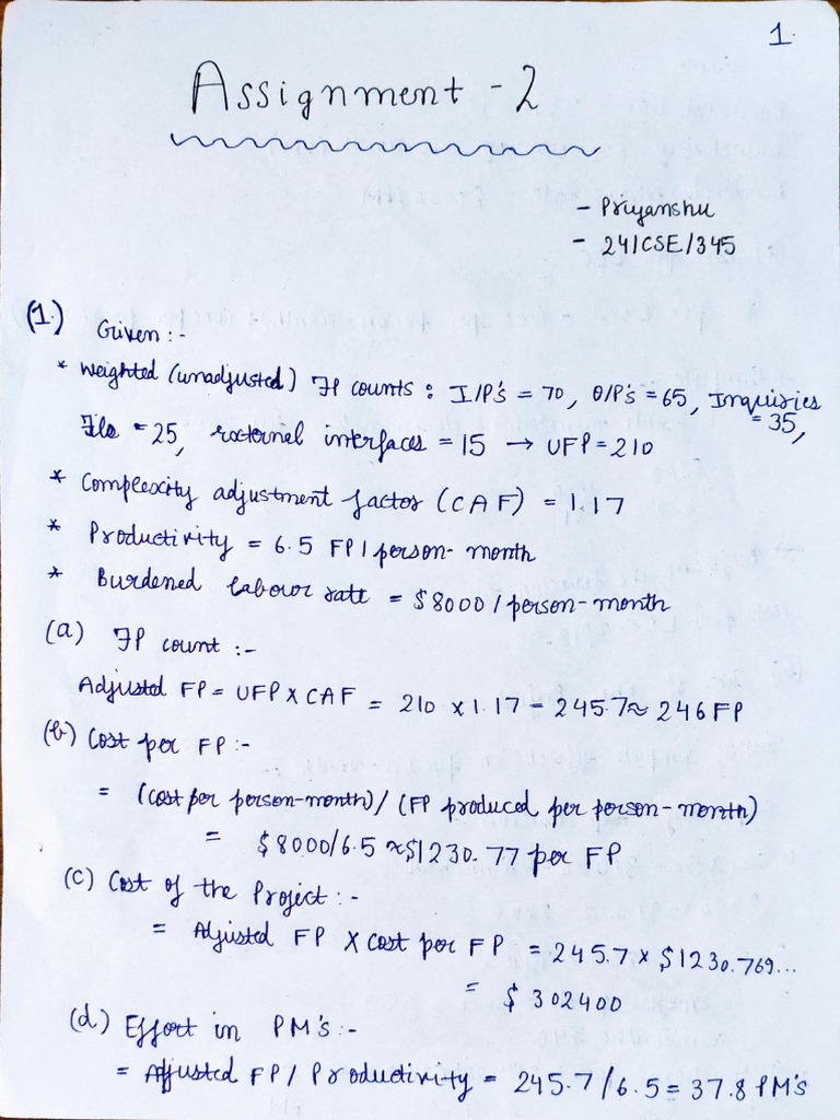 Assignment 2 Software Engineering | PDF