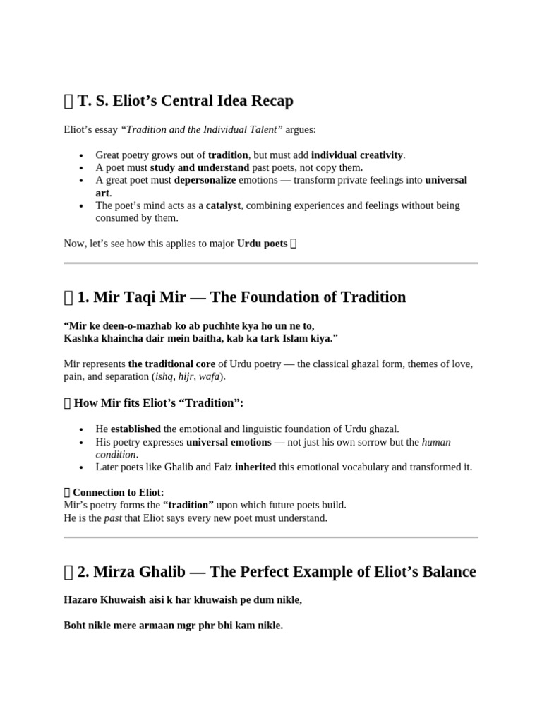 Examples of Traditional Poetry | PDF | Poetry