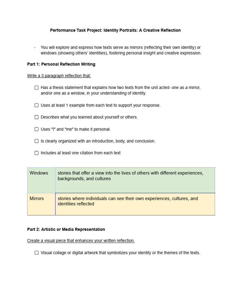Performance Task Project - 