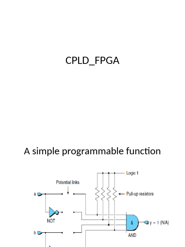 CPLD and FPGA Programming Techniques | PDF | Field Programmable Gate ...