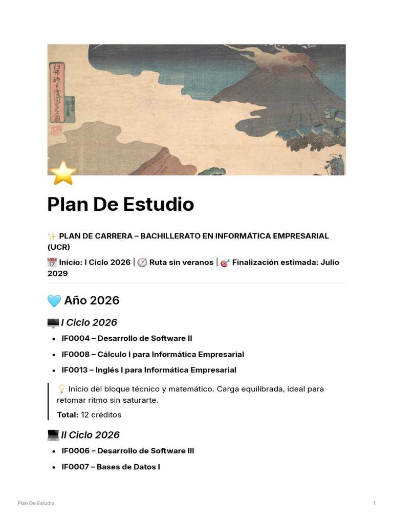 Plan de Estudio Bachillerato Informática | PDF | Ciencias de la ...