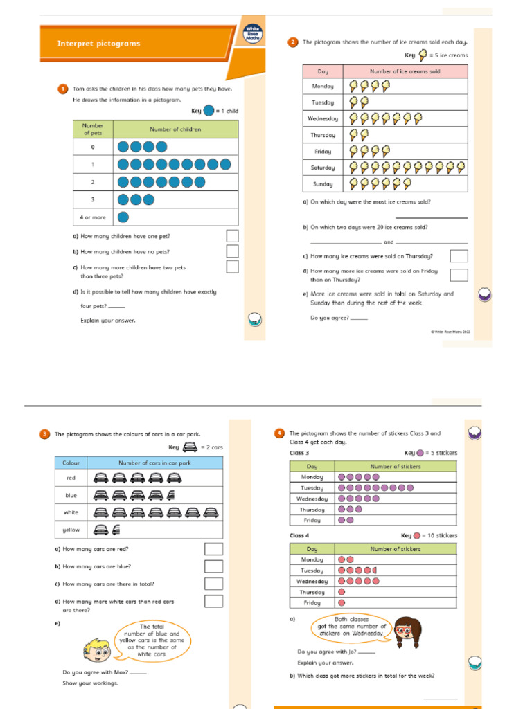 Math Worksheets T3W7 | PDF
