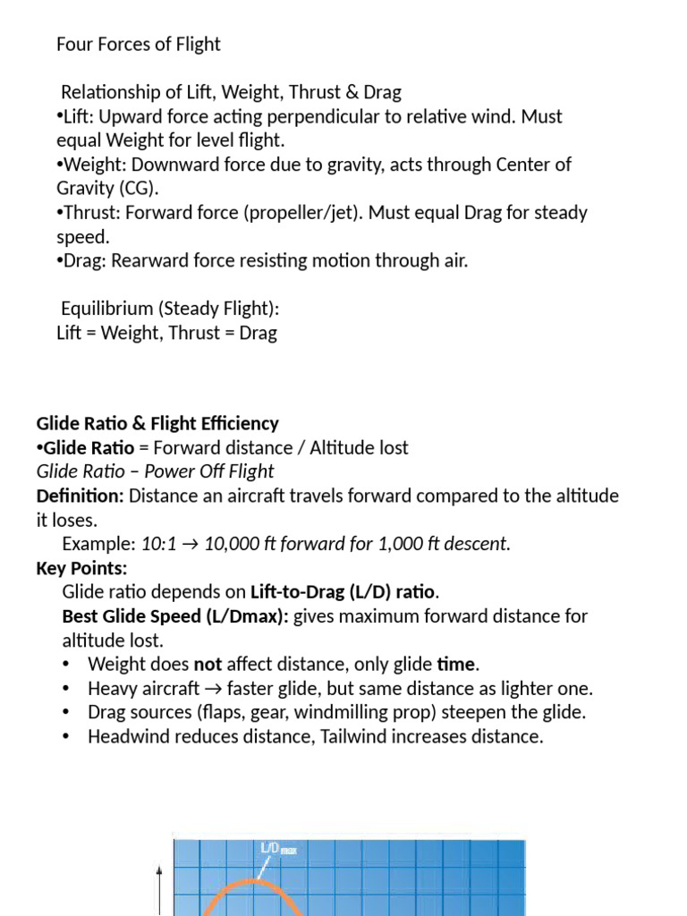 Understanding the Four Forces of Flight | PDF | Flight | Thrust