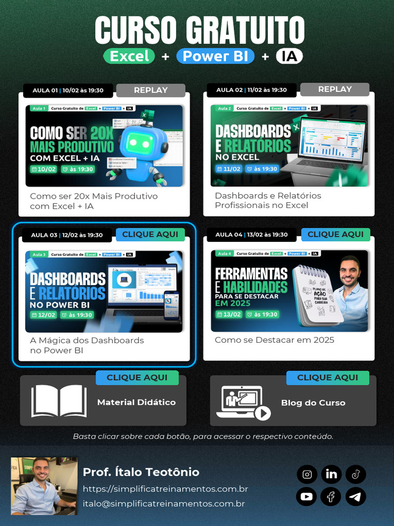 Excel e IA: Aumente sua Produtividade | PDF | Programas | Informática