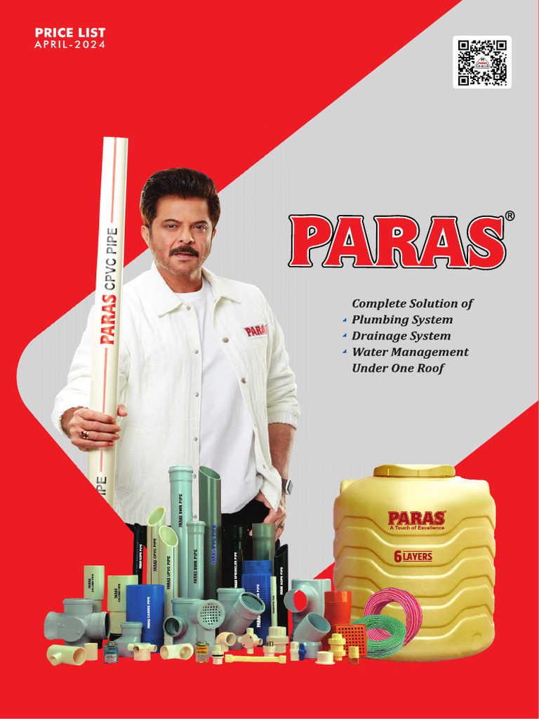 Paras Pricelist - April 2024 | PDF