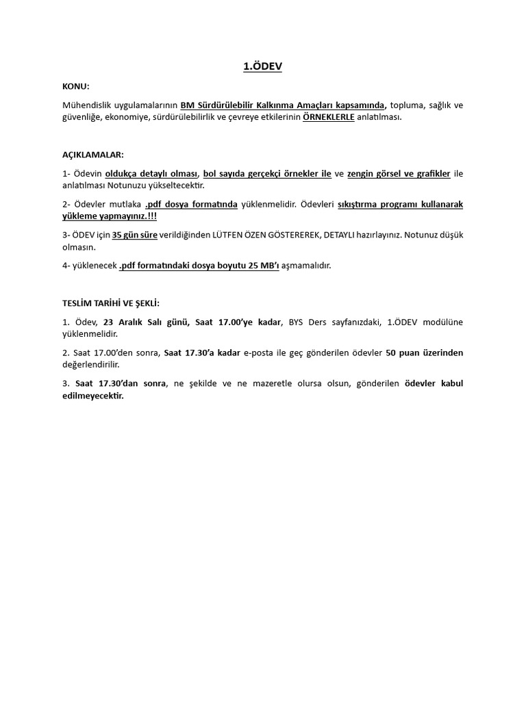 Odev 1 | PDF
