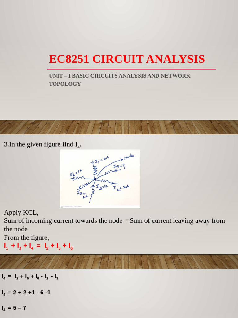 Lecture 3 Problems Solving Using KCL and KVL | PDF