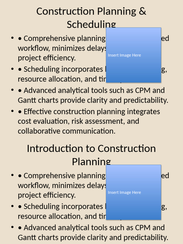 Construction Planning and Scheduling Vintage 30slides | PDF | Workflow ...