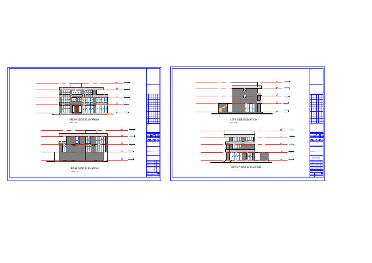 Architectural Elevation Drawings 2025 | PDF | Glasses | Glass Art