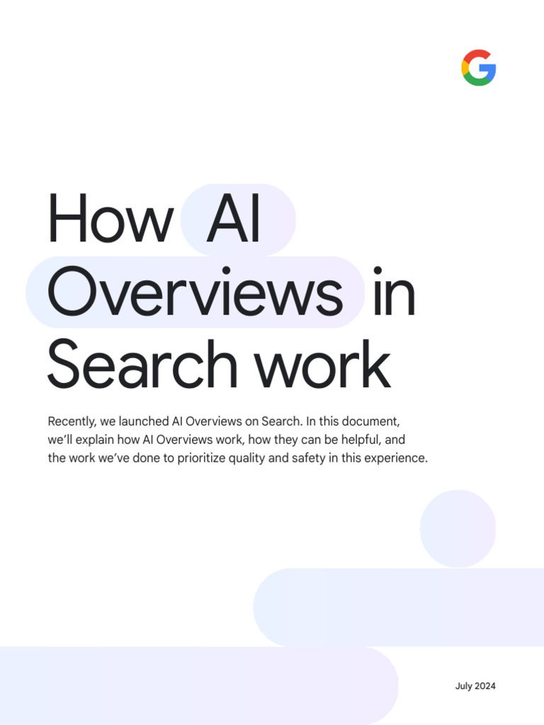Understanding AI Overviews in Search | PDF | Artificial Intelligence ...