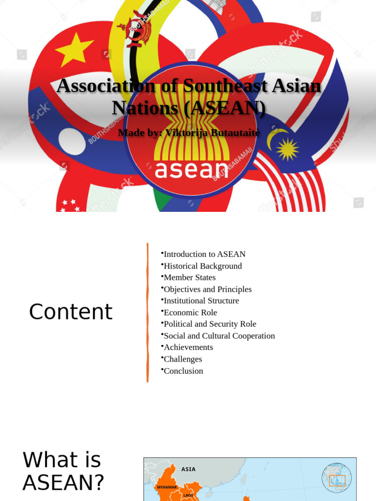 Association of Southeast Asian Nations (ASEAN) Viktorija | PDF | Asean ...