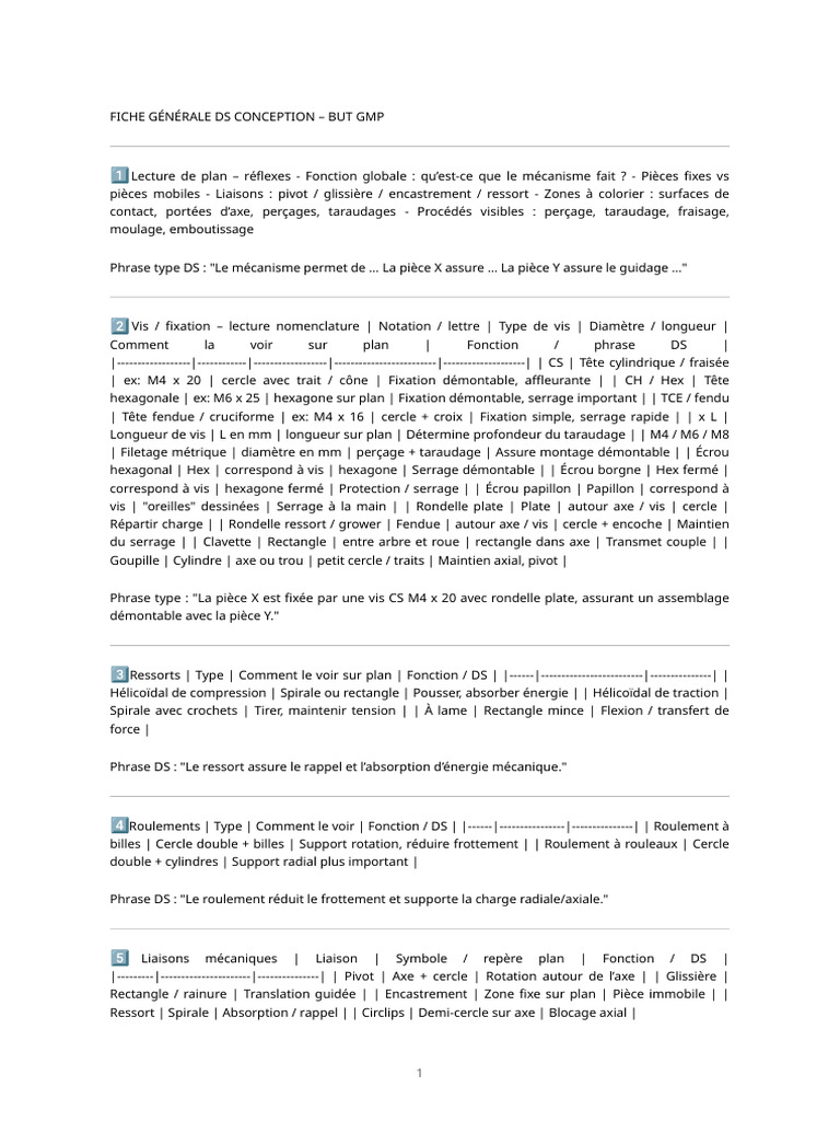 Guide de conception mécanique et DS | PDF | Vis de fixation | Écrou