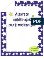 Ateliers Maths 3e Cycle