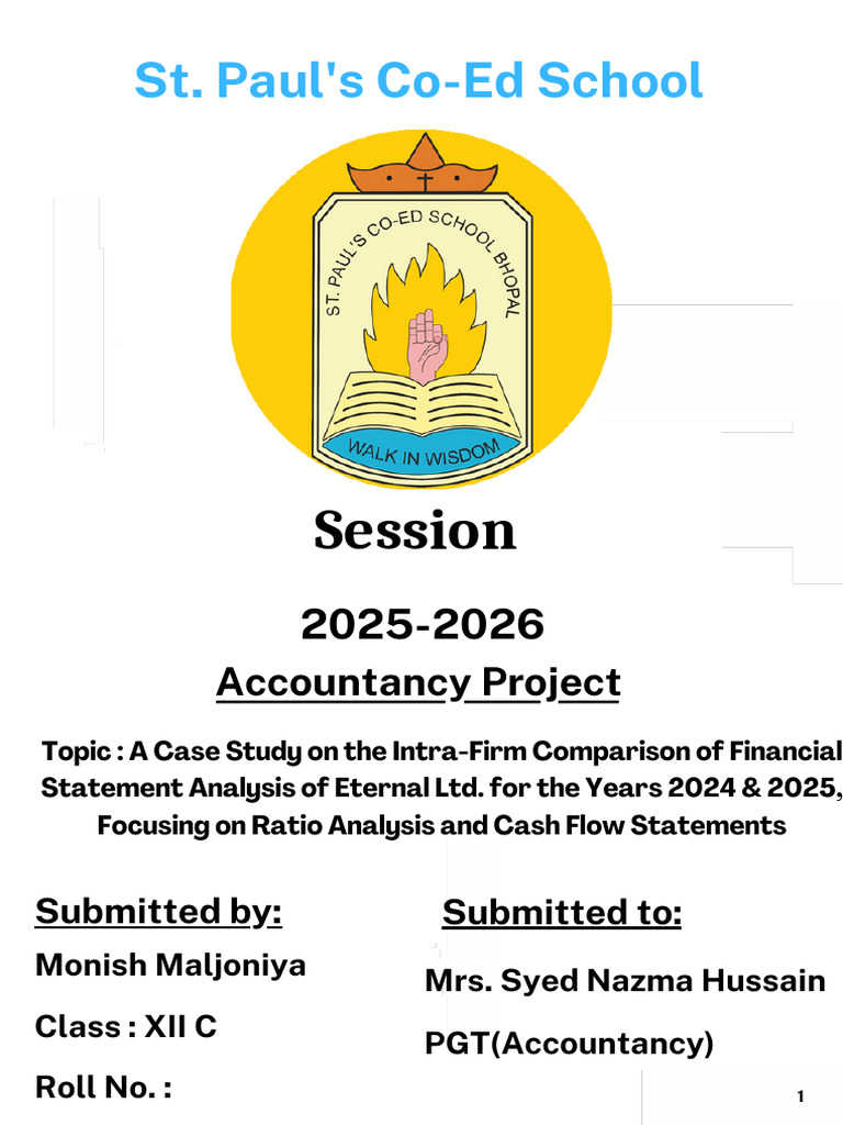 Intra-Firm Financial Analysis Case Study | PDF
