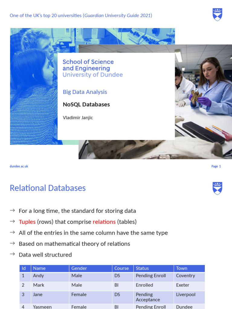 Relational vs NoSQL Databases Explained | PDF | Relational Database ...