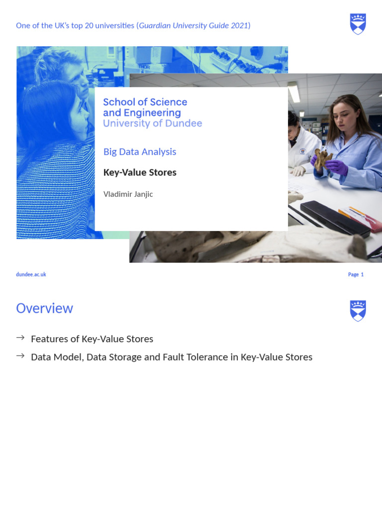 5 - Key-Value Databases (1) - Tagged | PDF | Database Index | Databases