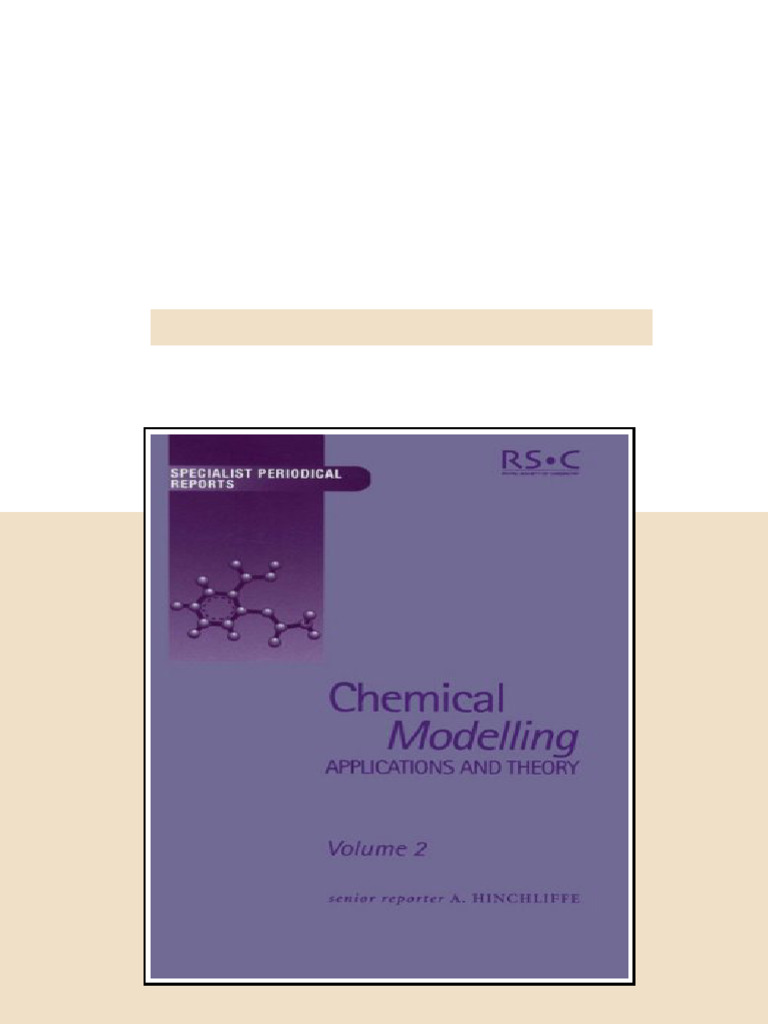 Chemical Modelling Vol 2 Applications and Theory Specialist Periodical ...