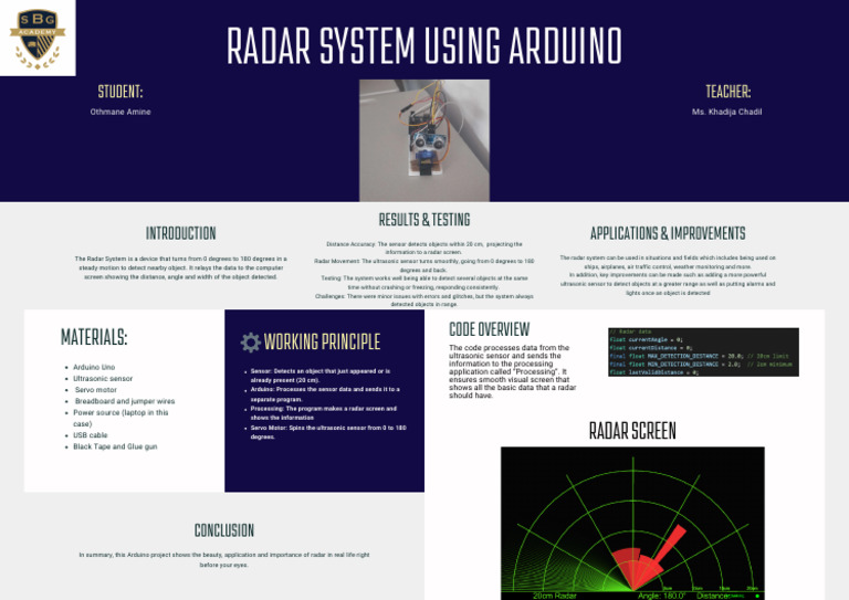 Arduino-Based Radar System Design | PDF | Radar | Arduino
